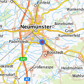 Lage in der gesuchten Region 