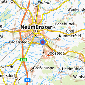 Lage in der gesuchten Region 