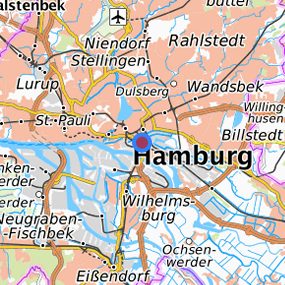 Lage in der gesuchten Region 