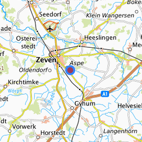 Lage in der gesuchten Region 