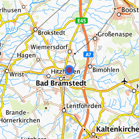 Lage in der gesuchten Region 