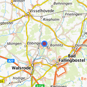 Lage in der gesuchten Region 