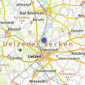 Lage in der gesuchten Region 