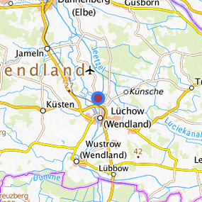 Lage in der gesuchten Region 