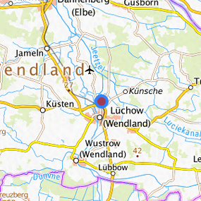 Lage in der gesuchten Region 