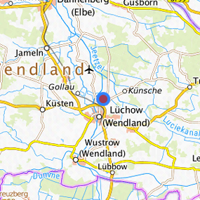 Location in the requested region 