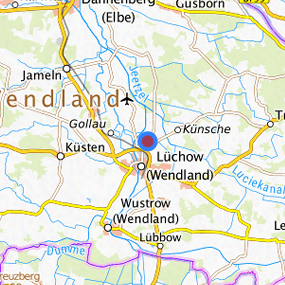 Lage in der gesuchten Region 