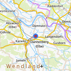 Lage in der gesuchten Region 