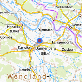 Lage in der gesuchten Region 