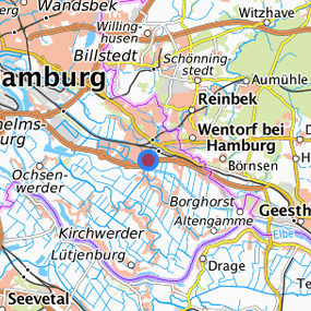 Lage in der gesuchten Region 