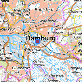 Location in the requested region 