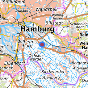Lage in der gesuchten Region 