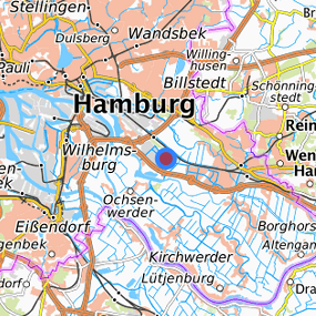 Location in the requested region 