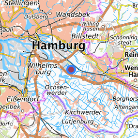 Location in the requested region 