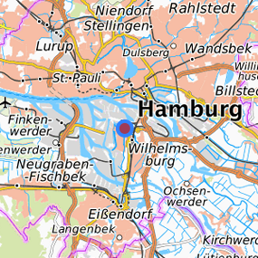 Location in the requested region 