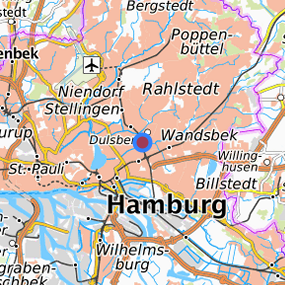 Location in the requested region 