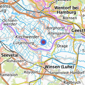 Lage in der gesuchten Region 