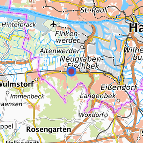 Lage in der gesuchten Region 