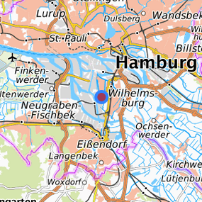 Location in the requested region 