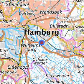 Lage in der gesuchten Region 