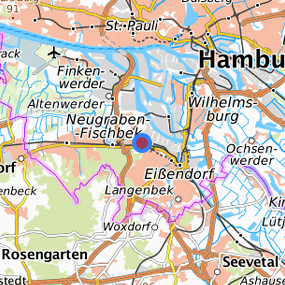 Lage in der gesuchten Region 