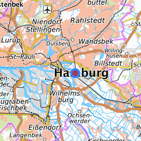 Lage in der gesuchten Region 