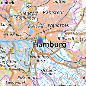 Lage in der gesuchten Region 