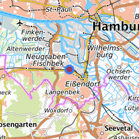 Lage in der gesuchten Region 