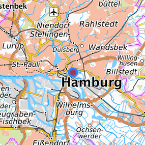 Location in the requested region 