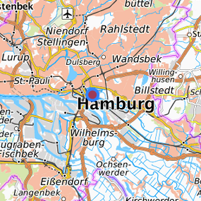 Lage in der gesuchten Region 