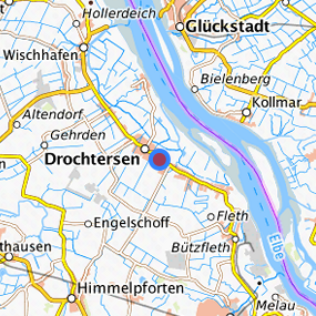 Lage in der gesuchten Region 