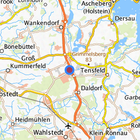 Lage in der gesuchten Region 