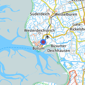 Lage in der gesuchten Region 