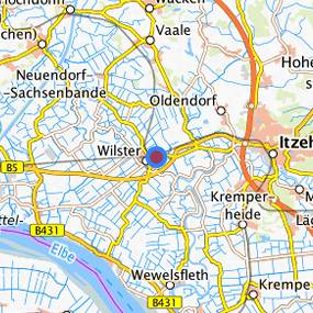 Lage in der gesuchten Region 