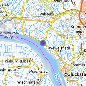 Lage in der gesuchten Region 