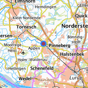 Location in the requested region 