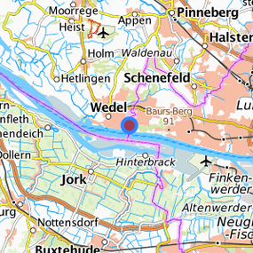 Lage in der gesuchten Region 