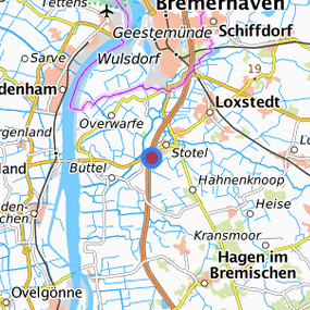 Lage in der gesuchten Region 