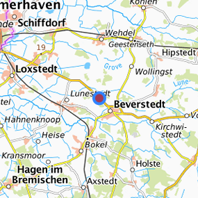 Lage in der gesuchten Region 