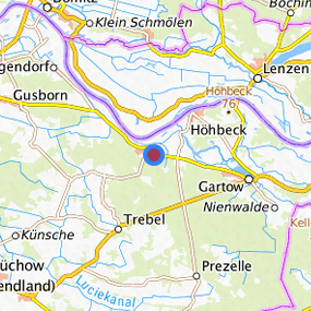 Lage in der gesuchten Region 