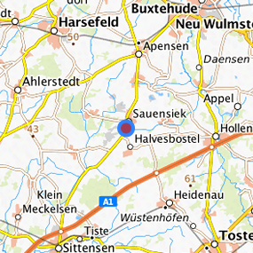 Lage in der gesuchten Region 