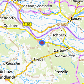 Lage in der gesuchten Region 