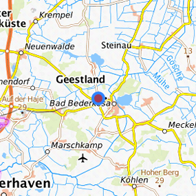 Location in the requested region 