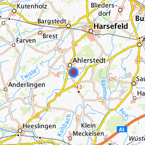 Lage in der gesuchten Region 