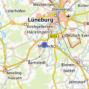 Lage in der gesuchten Region 