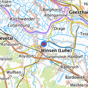 Lage in der gesuchten Region 