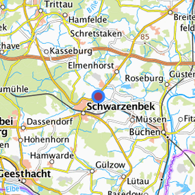 Location in the requested region 