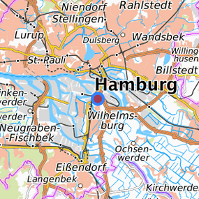Lage in der gesuchten Region 