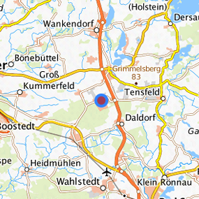 Lage in der gesuchten Region 