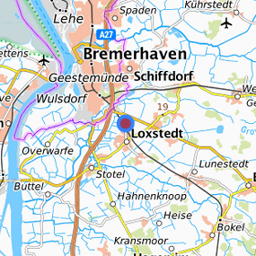 Lage in der gesuchten Region 